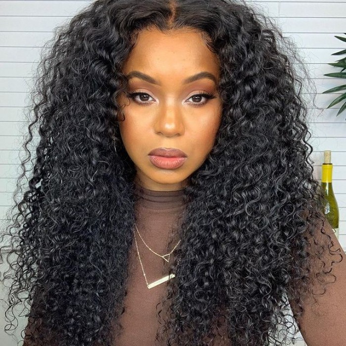 kinky curly 13x4 lace front human hair wig WigFever