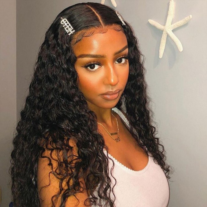 kinky curly 5x5 lace wig