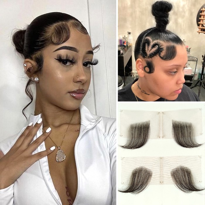 Wigfever Reusable HD lace Fluff Babyhair Edge Stripes