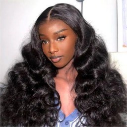 Wigfever Ocean Wave Pre Bleached Knots Wear Go 180% Density 7*4 Pre-Plucked Glueless HD Lace Closure Wig