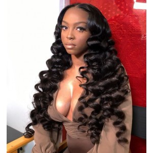 Wigfever Glueless Loose Deep Wave 180% Density 13*4 HD Lace Front Wig