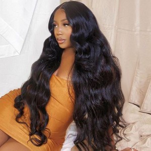 Wigfever Body Wave Lace Front Human Hair Wig 30inch Longer 13*4 lace Wigs