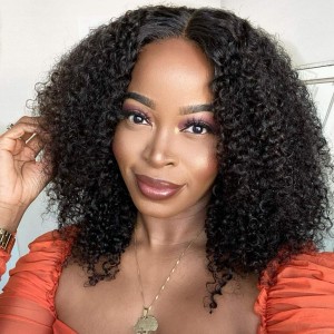 Wigfever Kinky Curly Natural Human Hair 7-10pcs/set Human Hair Extensions