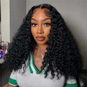 24 Inch | Wigfever M-cap Water Wave 9x6 Wear Go Glueless Human Hair Wig