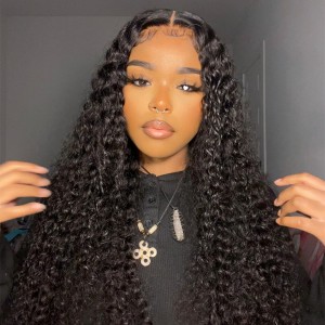 Wigfever Water Wave 180% Density Glueless 13*4 Pre-Plucked HD Lace Front Wig