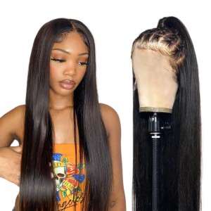 Wigfever 13*4 Lace Frontal 30-40inch Wig Straight HD Transparent Lace Human Hair Wig