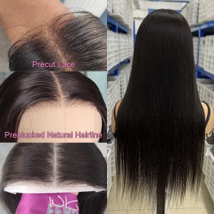 Wigfever Beginner Friendly Glueless Wig Silky Straight  180% Density HD Lace Front Wig