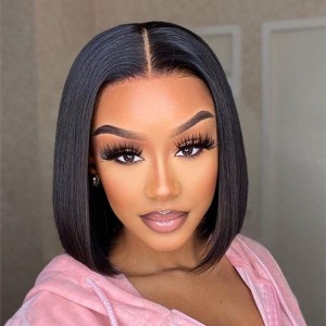 Wigfever Wear Go Straight HD Lace Glueless Bob 4*4 Lace Closure Wig
