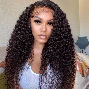 Wigfever Water Wave 13x4 Lace Frontal Human Hair Wigs For Sale 