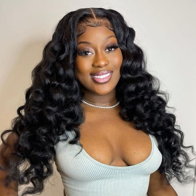 Wigfever Loose Deep Wave 4*4 Lace Closure Wig For Black Women