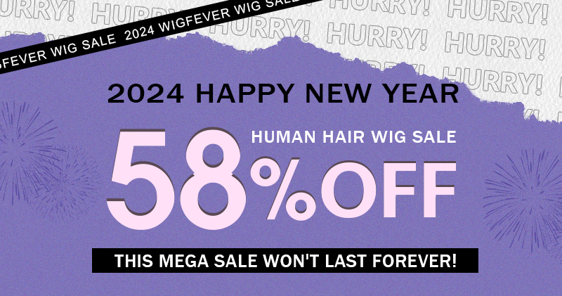 new year wig sale
