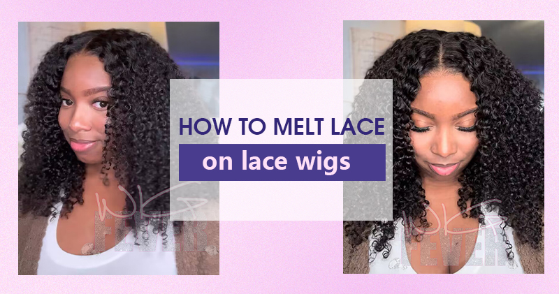 how to melt lace on lace wigs